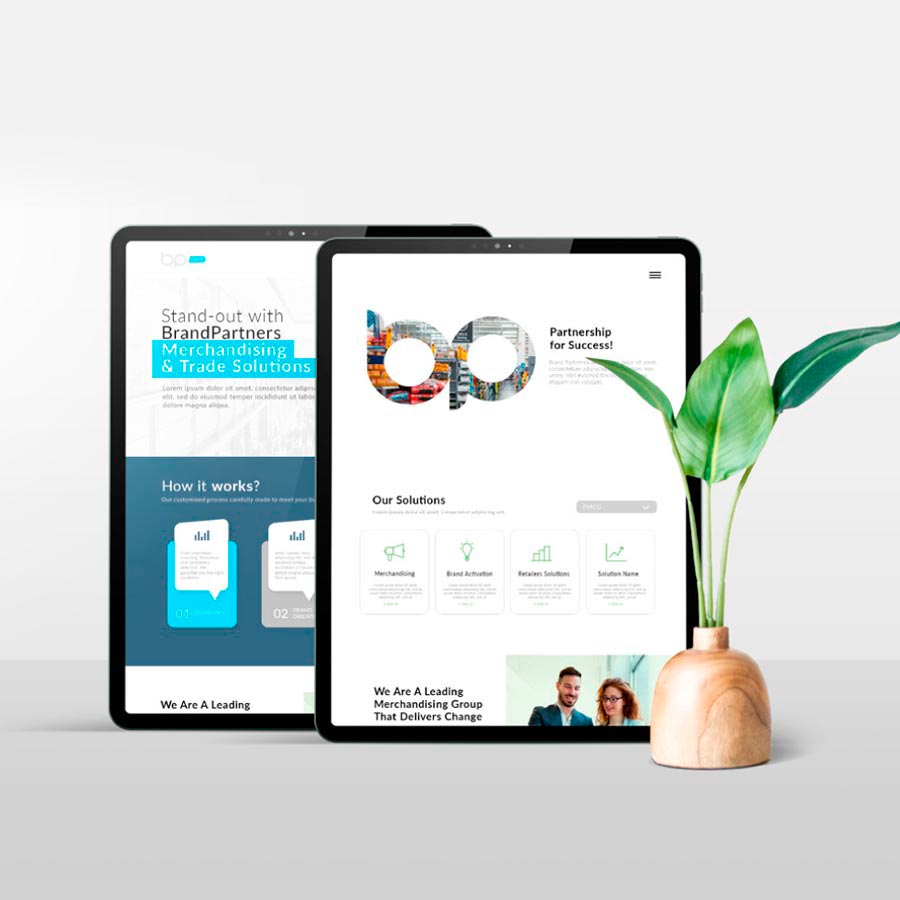  براند بارتنرز - Aimstyle portfolio project